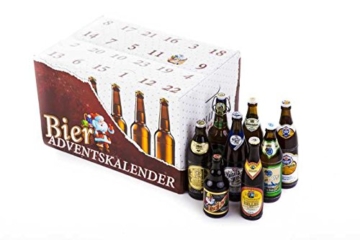 Bier Adventskalender 'Bayerisches Bier' (24 Flaschen / 6,0% vol.) -