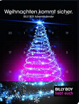 Billy Boy Adventskalender - Weihnachten kommt sicher. 24 plus 2 Kondome für eine sinnliche Vorweihnachtszeit, 1er Pack (1 x 26 Stück) - 1
