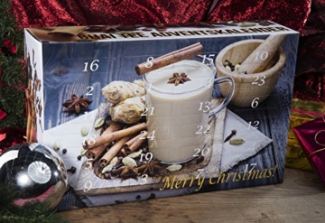 Chai Tee Adventskalender - 24x leckere Chai-Tees für jeden Tag im Advent (100g/5,54€) - 