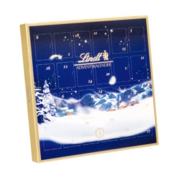 Lindt & Sprüngli Mini Tisch Adventskalender Weihnachts-Zauber, 2er Pack (2 x 115 g) -