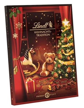 Lindt & Sprüngli Weihnachts-Tradition Adventskalender, 1er Pack (1 x 250 g) -