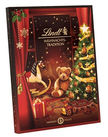 Lindt Weihnachtstradition Adventskalender, 1er Pack (1 x 253 g) -
