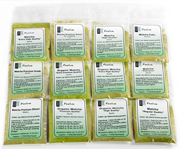 Matcha Adventskalender XXL - die ideale Geschenkidee für Genießer mit Tee- und Snack Delikatessen aus Japan. Verschiedene Grüner Tee / Matcha Spezialitäten - auch optimal als Einsteiger-Set zum Probieren - 
