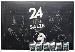 Salzkalender - Großer Adventskalender mit 24 Salzen aus aller Welt - 1
