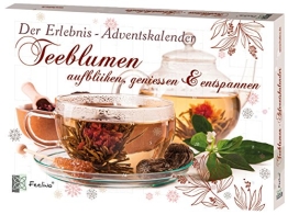 Teeblumen Adventskalender XXL mit einer Vielzahl von unterschiedlichen Teerosen und Teeblüten zum aufblühen, genießen & entspannen! Die ideale Geschenkidee oder einfach als Probier-Set - 1
